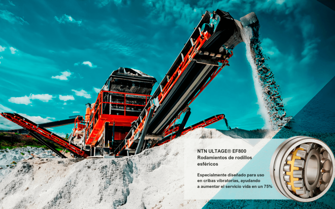 Rodamientos serie EF800 ULTAGE para cribas vibratorias