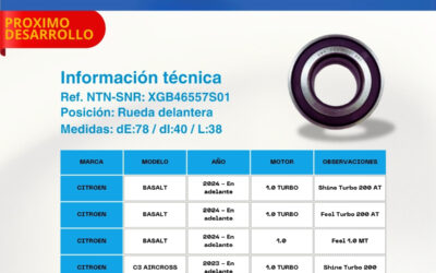 Rodamiento NTN-SNR XGB46557S01 para Citroën