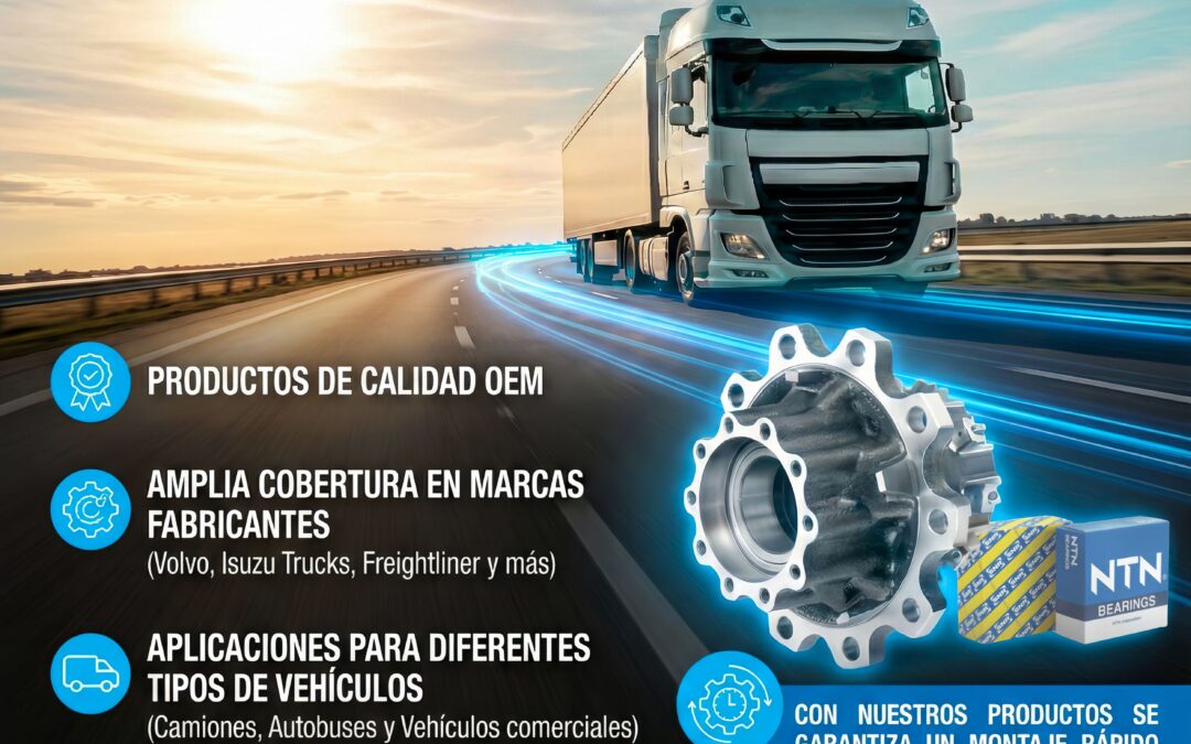 Soluciones NTN para camiones y aplicaciones de servicio pesado