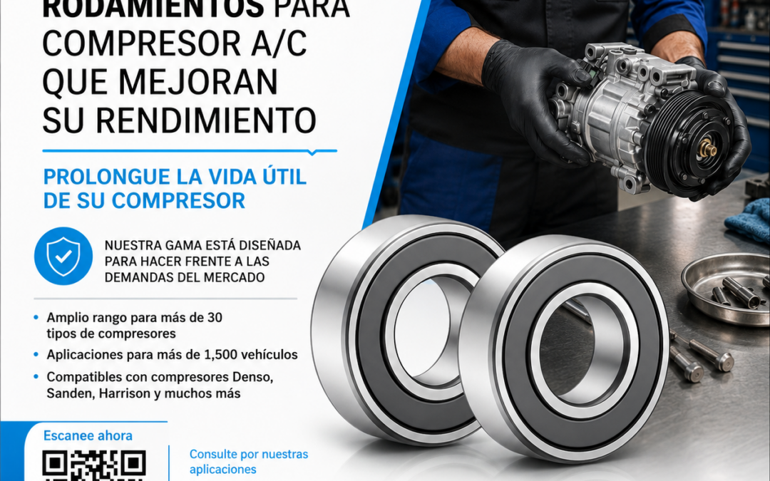 Rodamientos para Compresor A/C NTN-SNR: Confiabilidad y Cobertura para el Mercado Automotriz